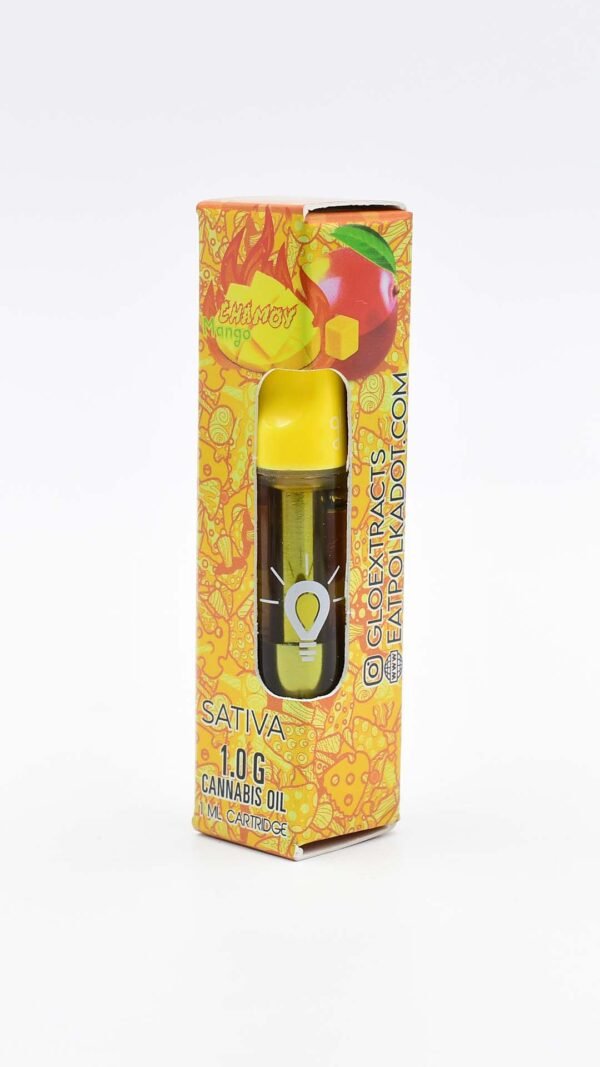 Glo x Polka Dot: Premium Cannabis Extract Cartridges Chamoy Mango