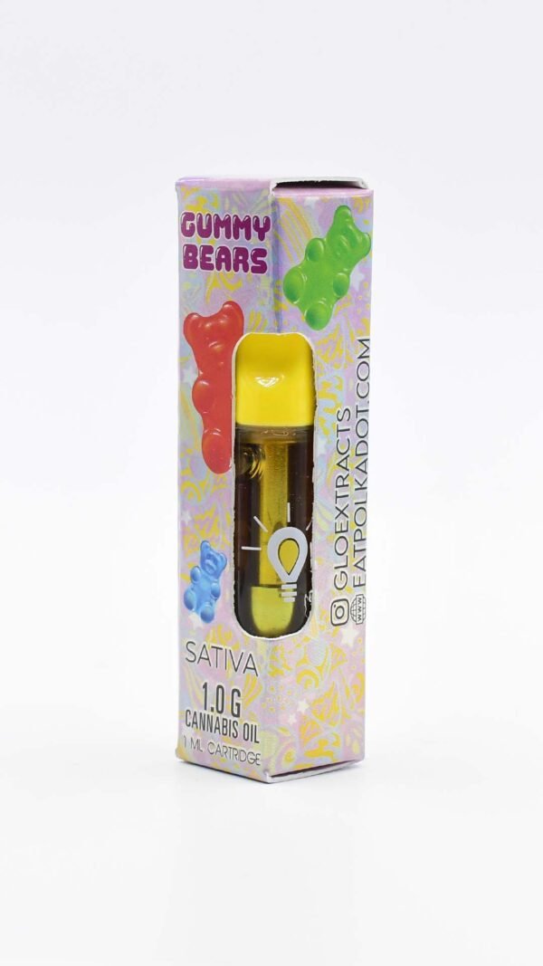 Glo x Polka Dot: Premium Cannabis Extract Cartridges Gummy Bears