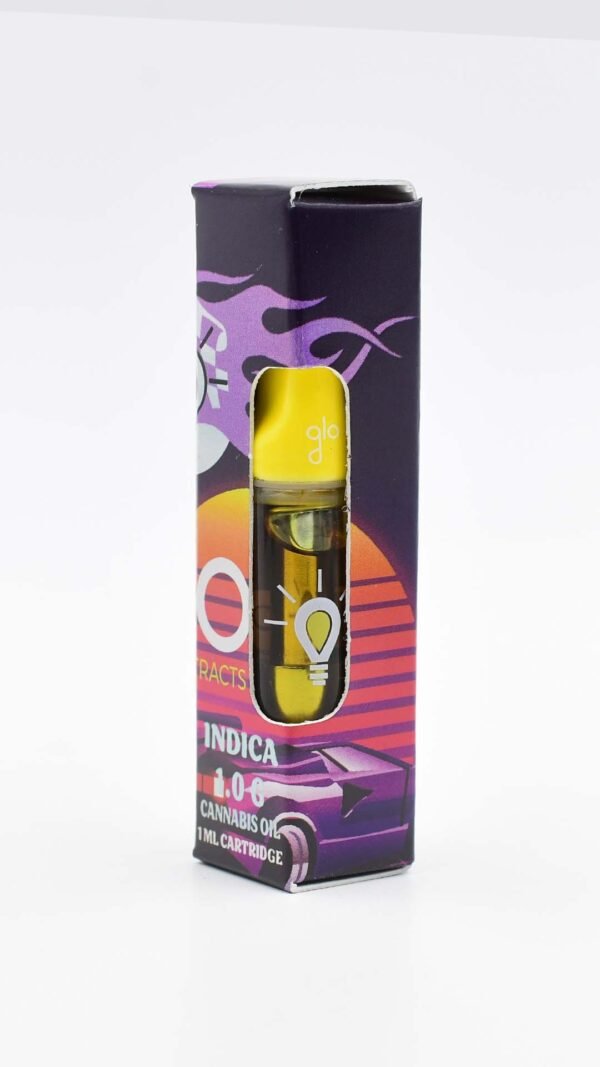 Glo x Polka Dot: Premium Cannabis Extract Cartridges Purple Octane