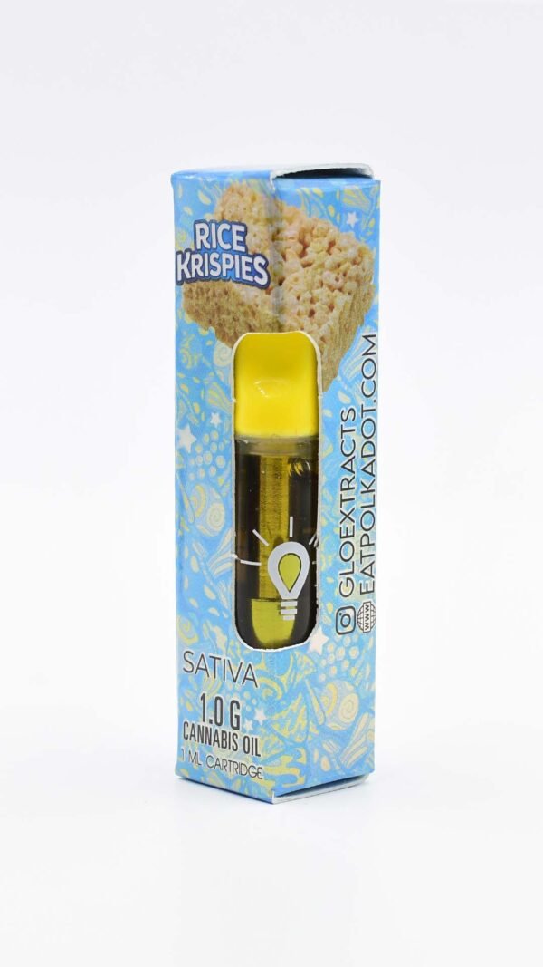 Glo x Polka Dot: Premium Cannabis Extract Cartridges Rice Krispies