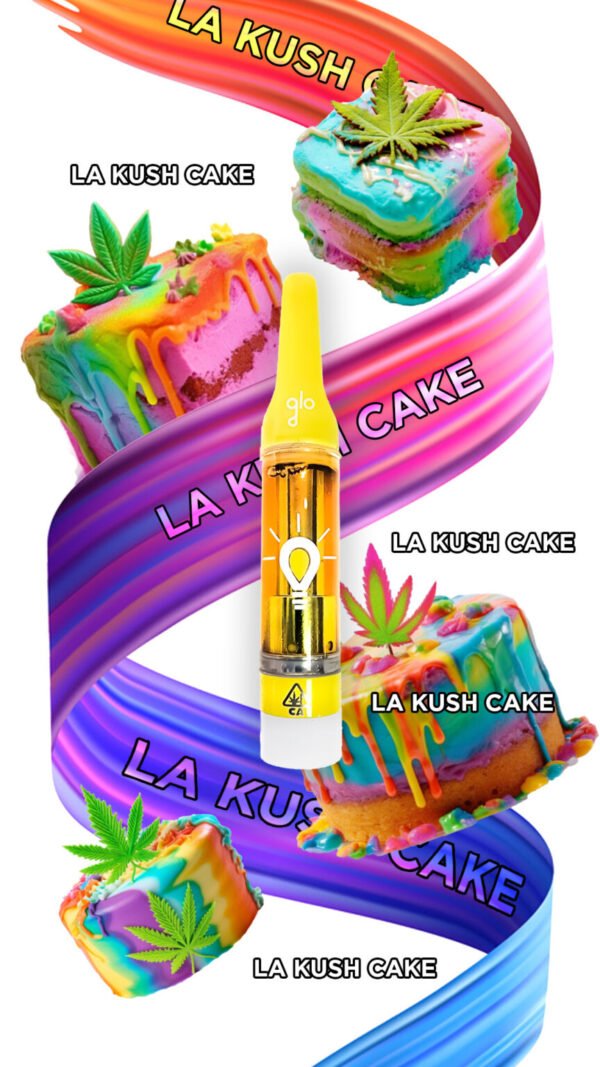 Glo LA Kush Cake Glo X Premium Vapes Peoples Choice