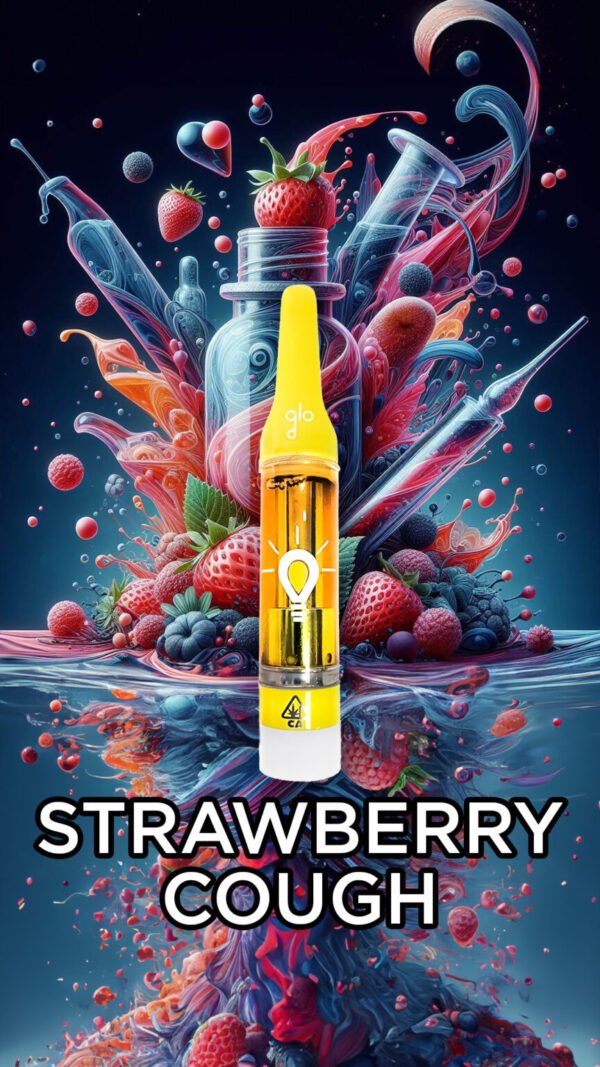 Glo Strawberry Cough Glo X Premium Vapes Peoples Choice