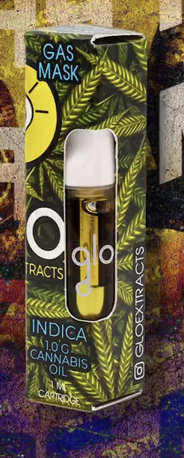 Glo Gas Mask Strain Glo carts Flavour